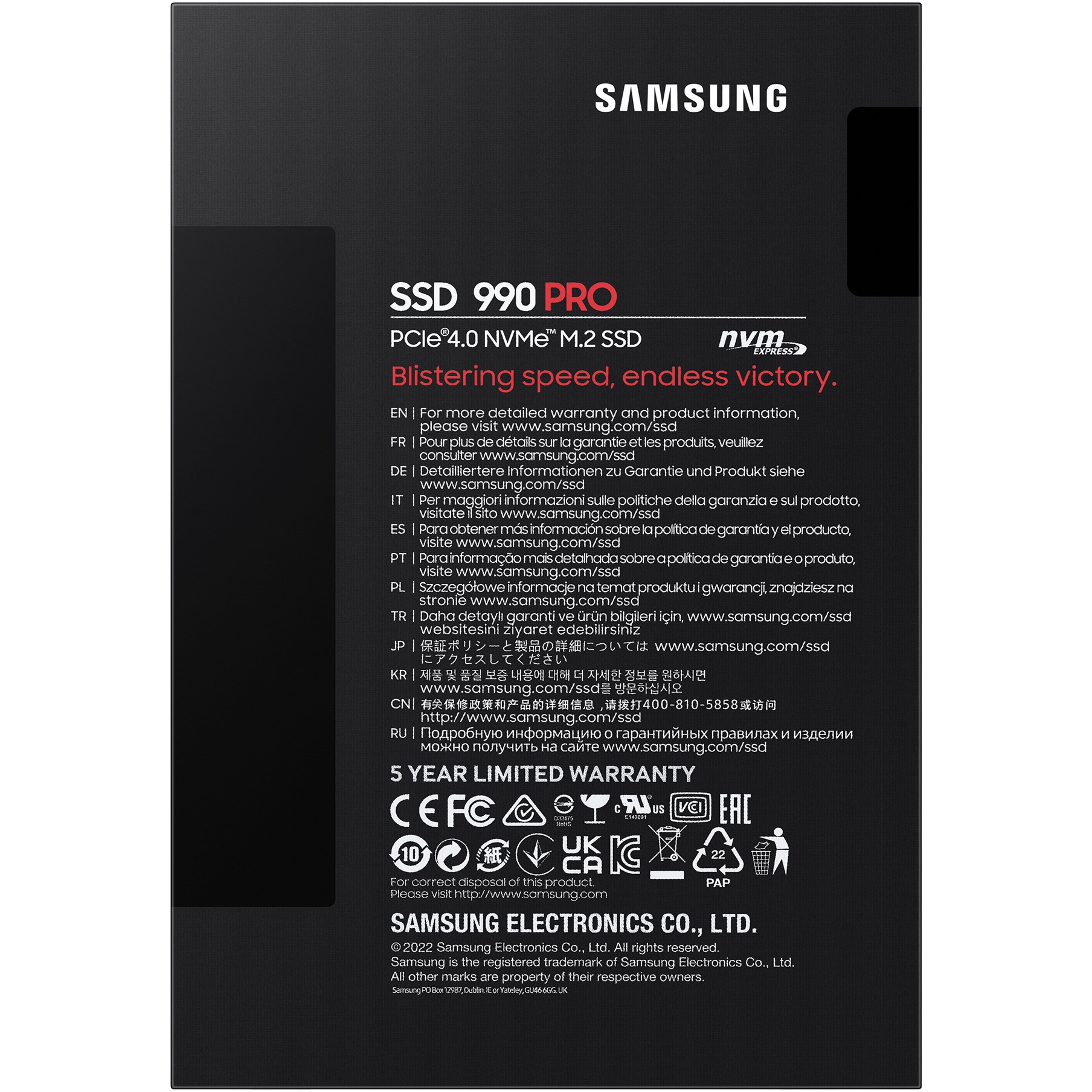 SSD SAMSUNG 990 PRO Series 4TB M.2 PCIe (r7450MB/s, w6900MB/s)-12