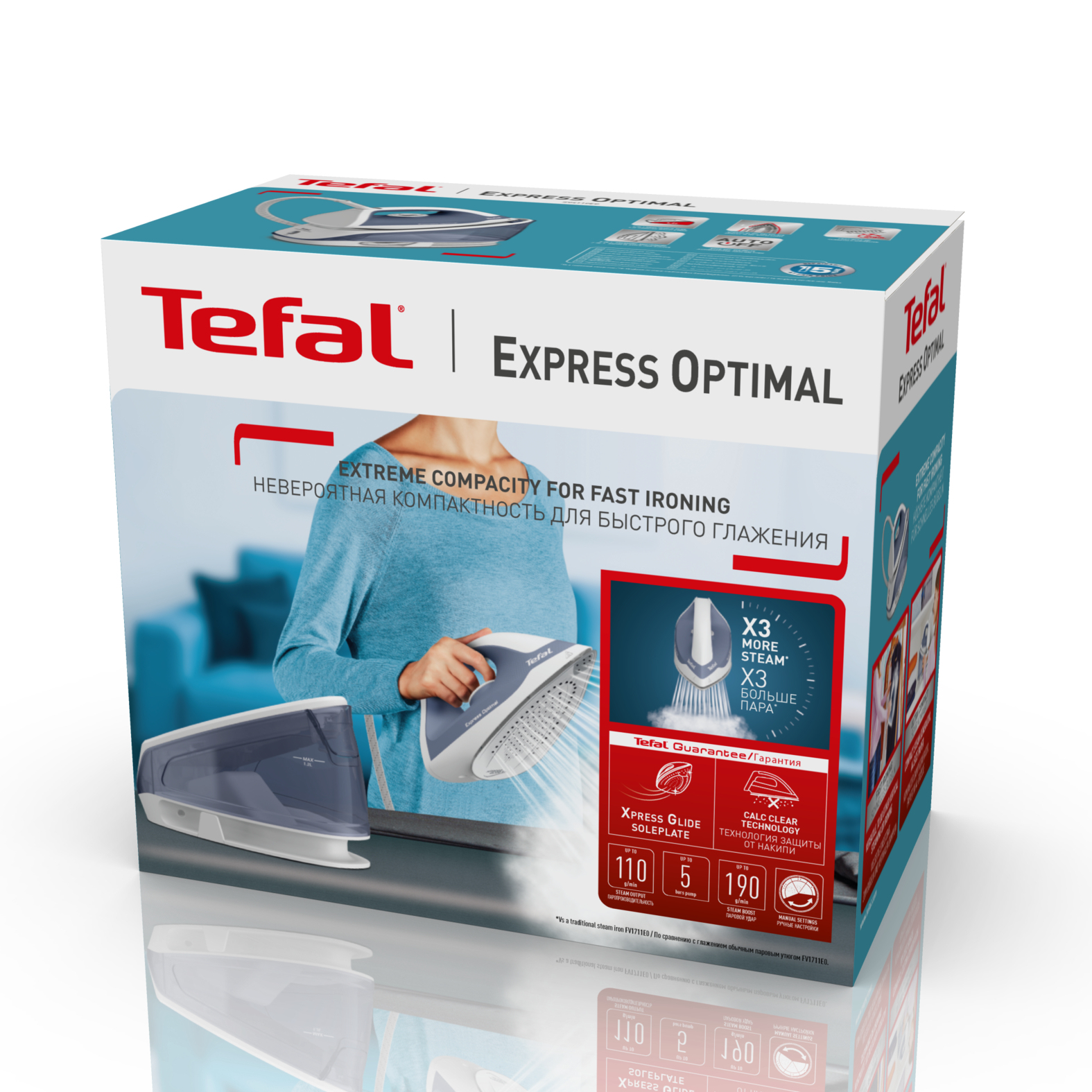 Parna postaja TEFAL SV4110E0 (1.2L, 2200W)-5