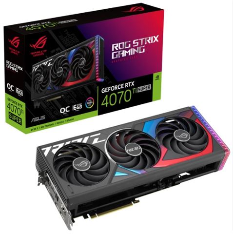 Grafička kartica ASUS ROG Strix GeForce RTX 4070 Ti SUPER OC (16gb gddr6x)-0