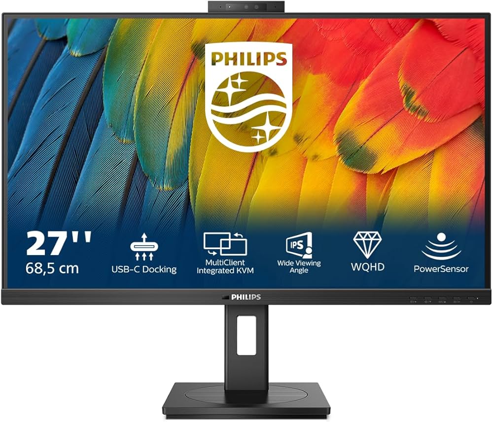 Monitor PHILIPS MON 27 PH 27B1U5601H/00 (27, 2560x1440, IPS, 75Hz, HDMI, DP, USB Type-C, zvučnici da)-2