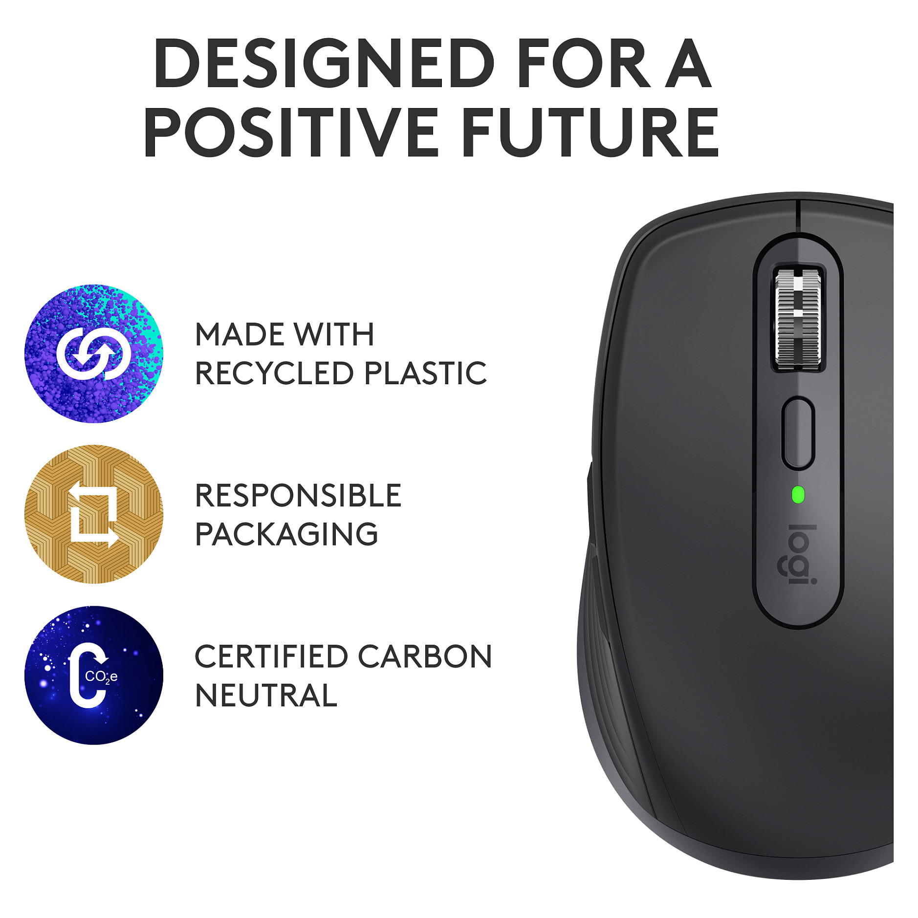 Logitech MX Anywhere 3S bežični laserski miš, USB, graphite (910-006929)-36