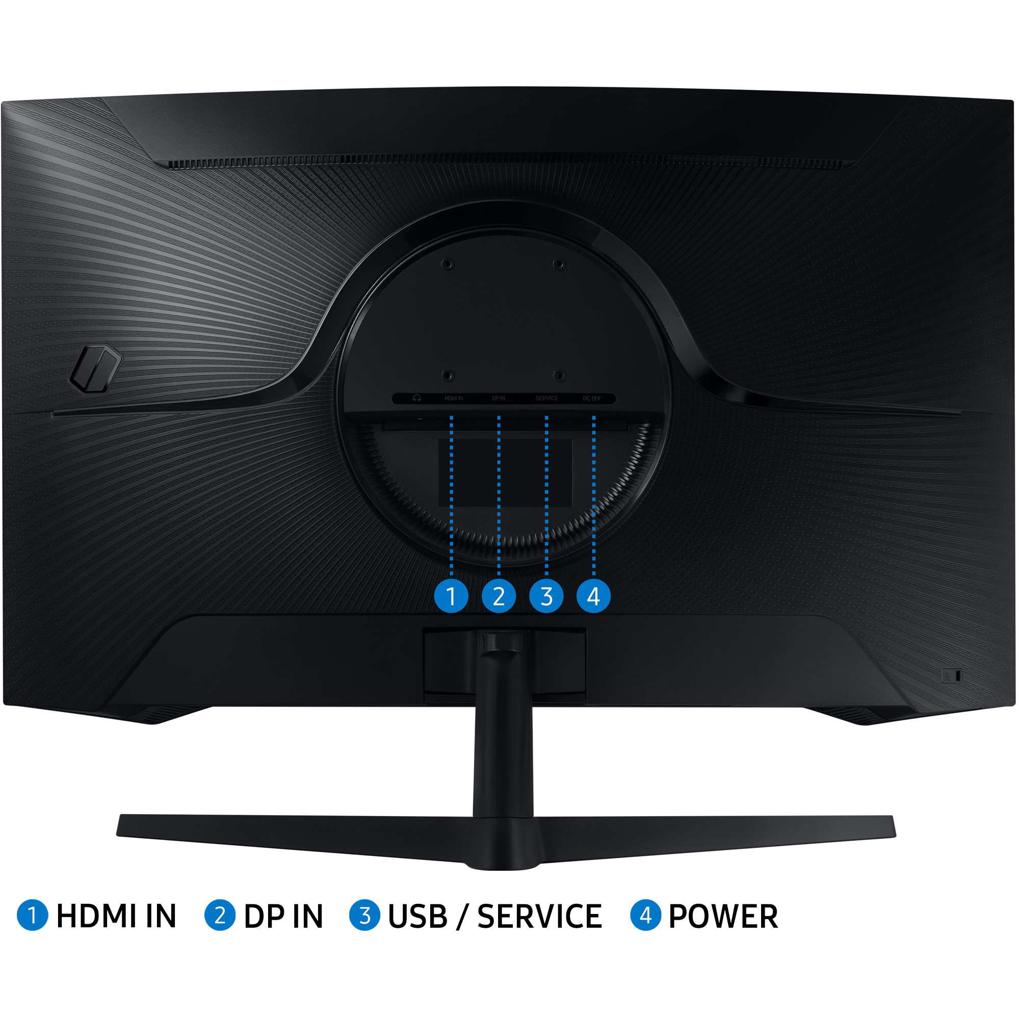 Monitor SAMSUNG Odyssey G5 LS32CG552EUXEN 32" QHD Curved 165Hz VA-8