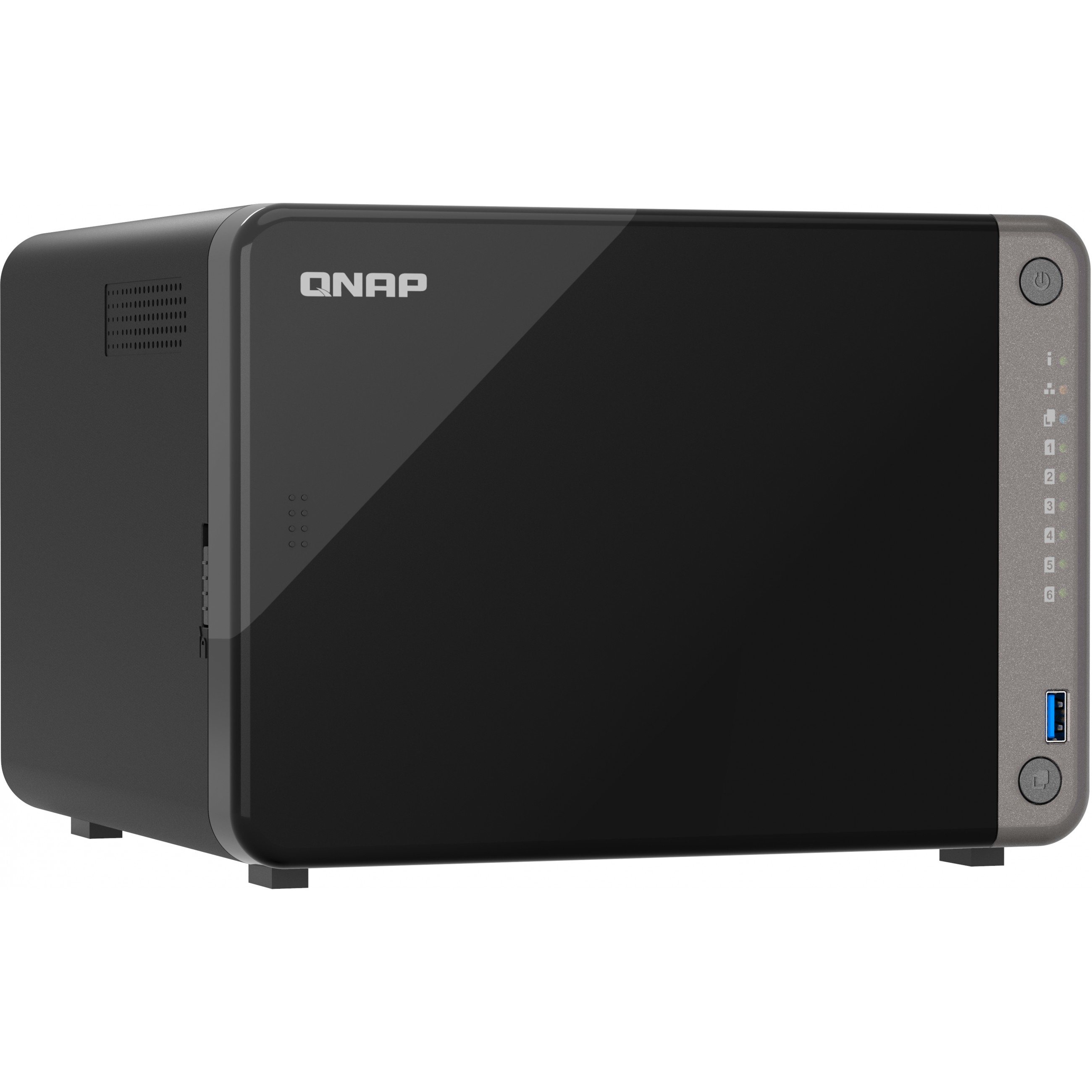 Storage QNAP TS-AI642-8G 6 Bay 3.5" AI NAS (NPU 6TOPS, 4C ARM Cortex-A76 2.2GHz, 4C Cortex-A55 1.8GHz, 8GB)-3