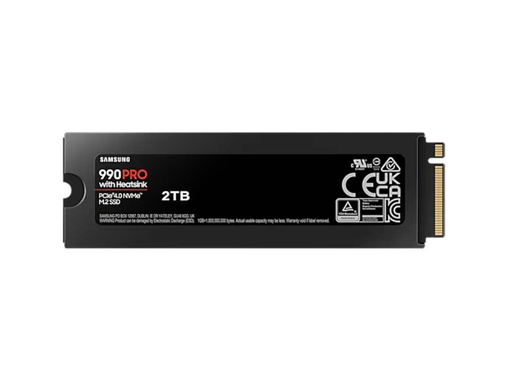 SSD 2TB Samsung 990 PRO M.2 NVMe + HS MZ-V9P2T0CW-1