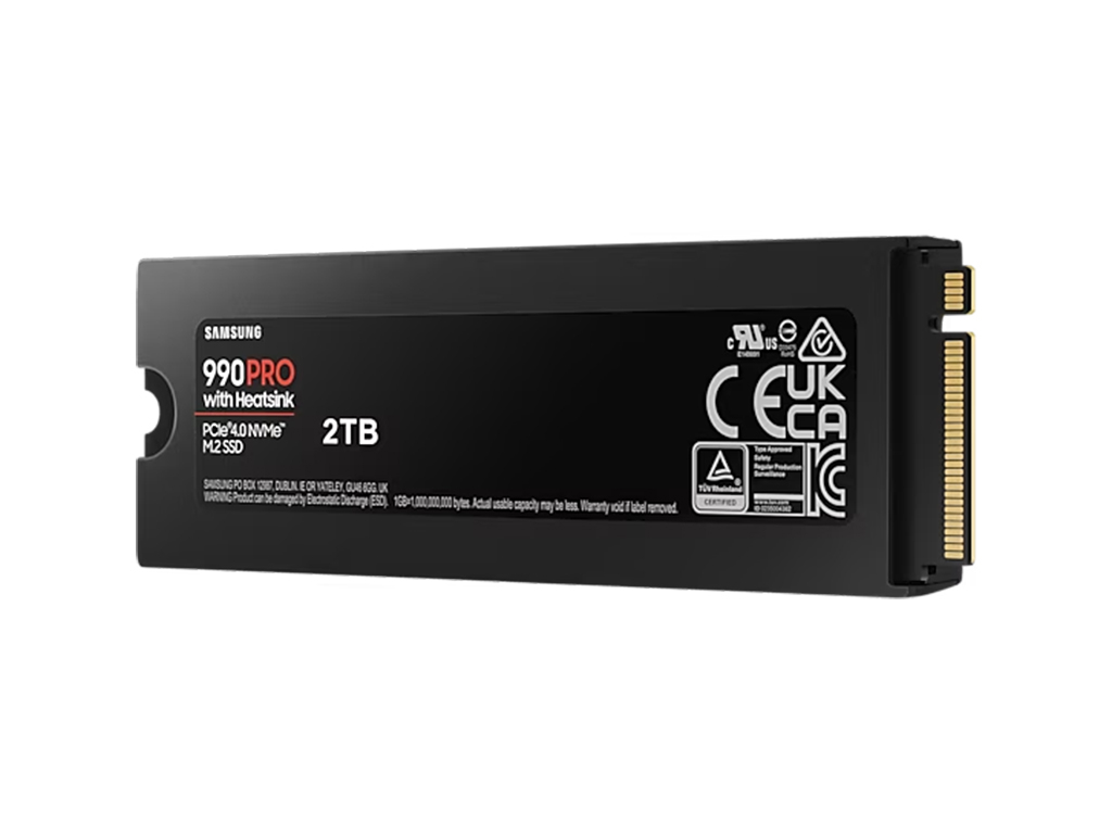 SSD 2TB Samsung 990 PRO M.2 NVMe + HS MZ-V9P2T0CW-3