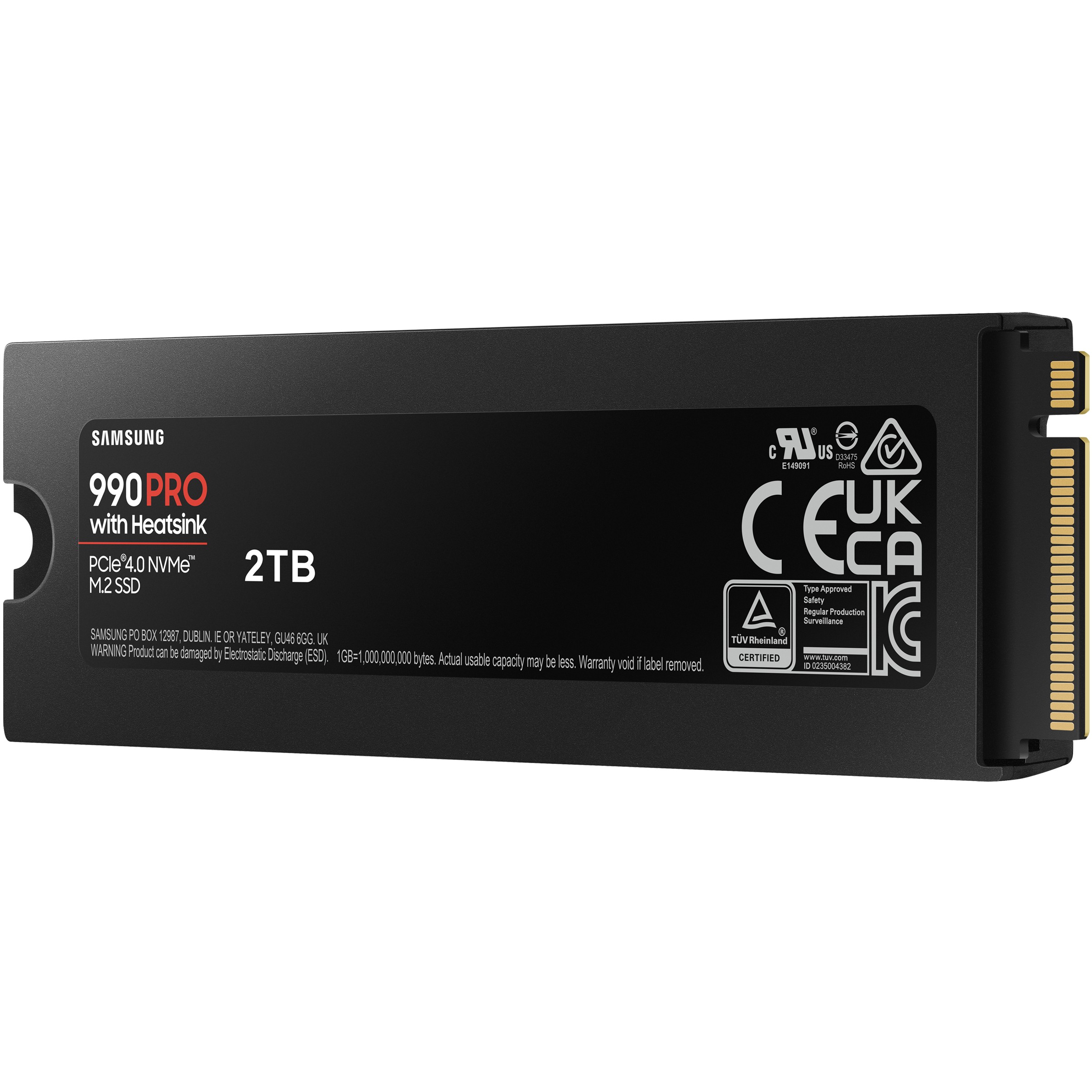 SSD 2TB Samsung 990 PRO M.2 NVMe + HS MZ-V9P2T0CW-8