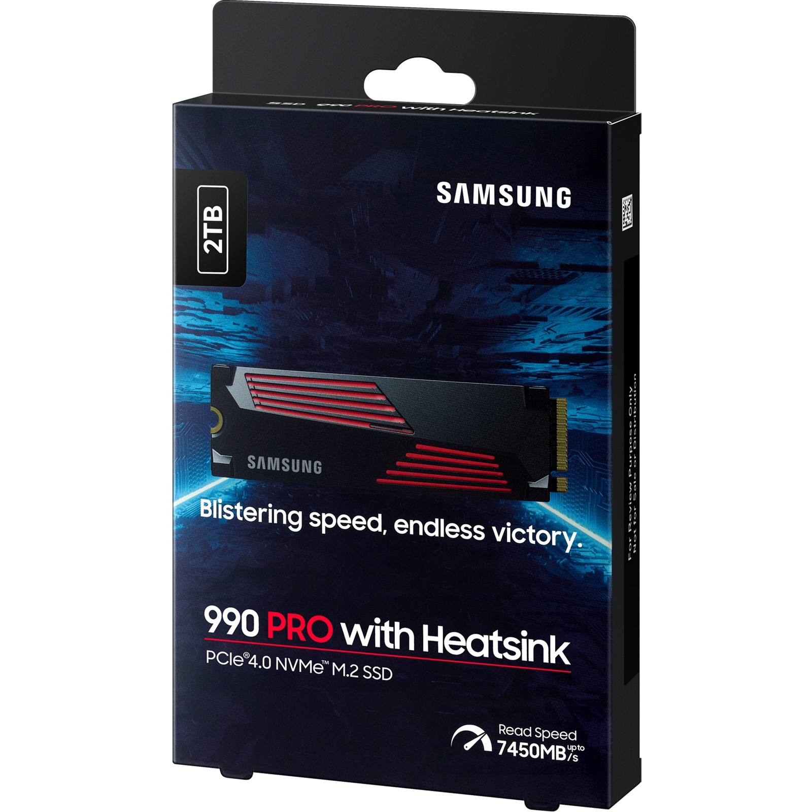 SSD 2TB Samsung 990 PRO M.2 NVMe + HS MZ-V9P2T0CW-14