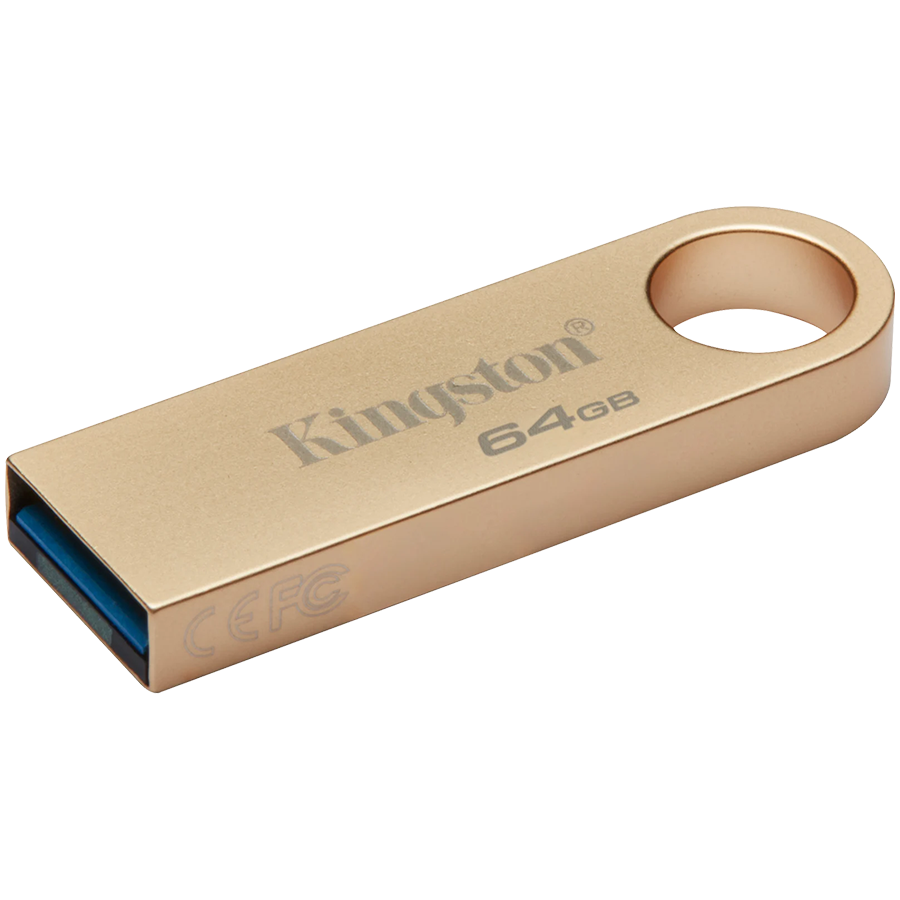 Kingston 64GB 220MB/s Metal USB 3.2 Gen 1 DataTraveler SE9 G3, EAN: 740617341270-1
