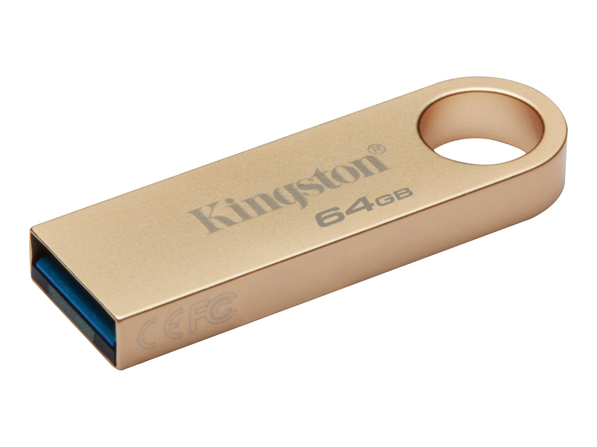 Kingston 64GB 220MB/s Metal USB 3.2 Gen 1 DataTraveler SE9 G3, EAN: 740617341270-2