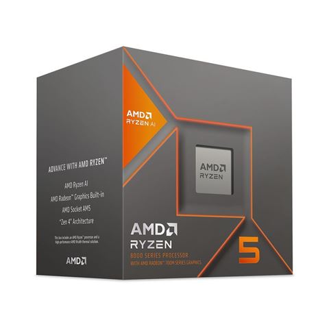 AMD Ryzen 5 8600G, 6C/12T 3,8GHz/5,0GHz, 22MB, AM5