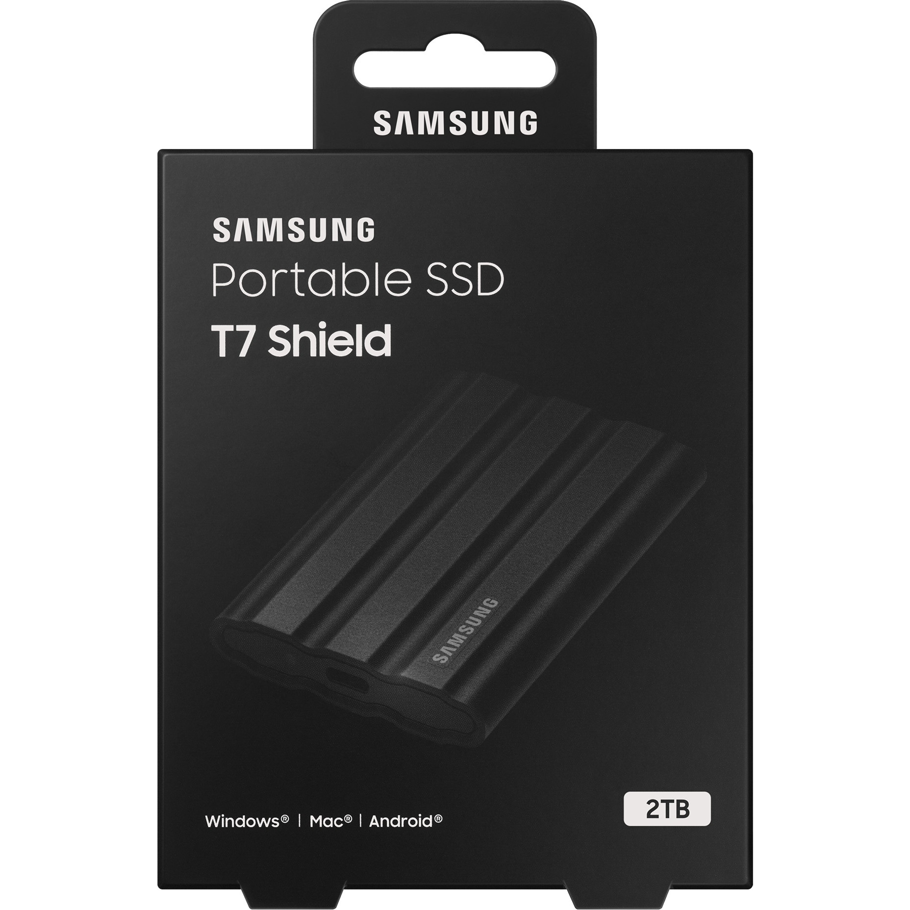 SSD Eksterni 2TB Samsung Portable T7 Shield crna USB 3.2 MU-PE2T0S/EU-12