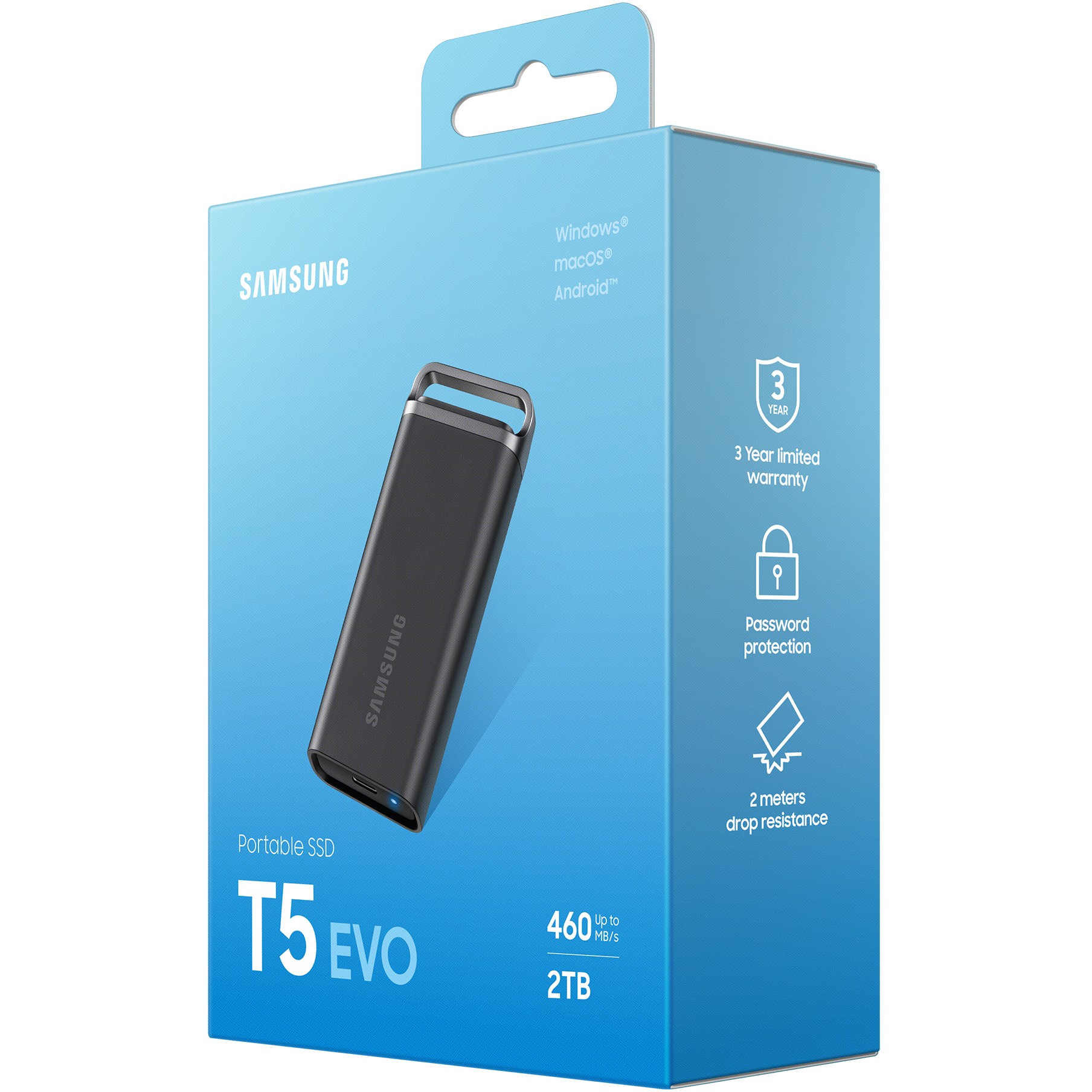 Prijenosni SSD SAMSUNG T5 EVO 2TB (USB 3.2 Gen 1)-7
