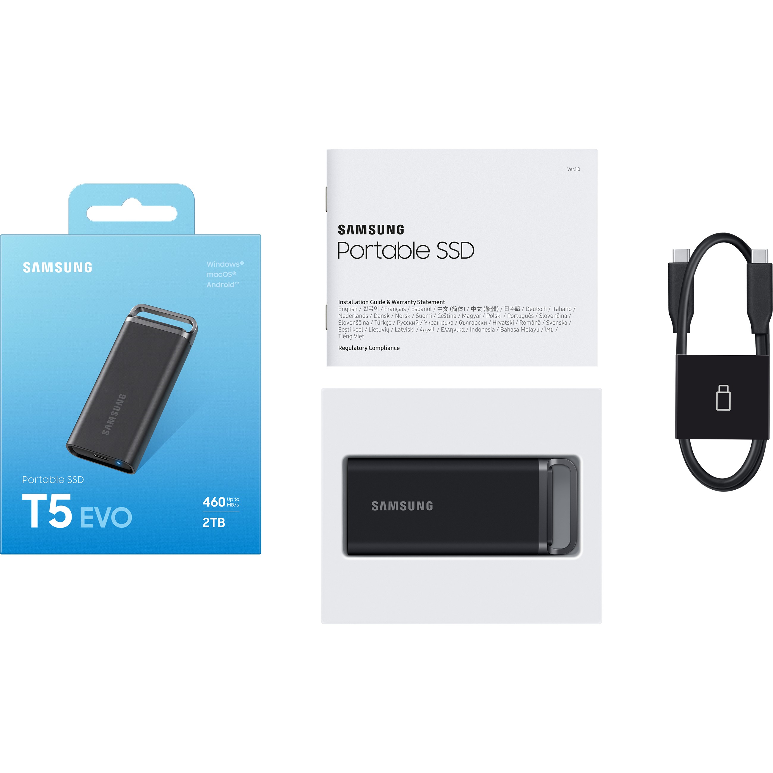 Prijenosni SSD SAMSUNG T5 EVO 2TB (USB 3.2 Gen 1)-8