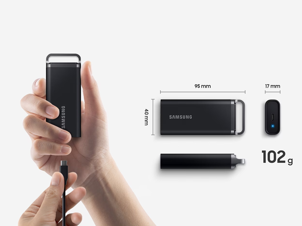 SSD Eksterni 4TB Samsung Portable T5 EVO crna USB 3.2 MU-PH4T0S/EU-5