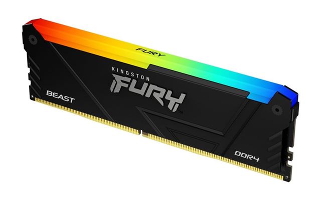 Kingston 16GB 3200MT/s DDR4 CL16 DIMM FURY Beast RGB, EAN: 740617337518