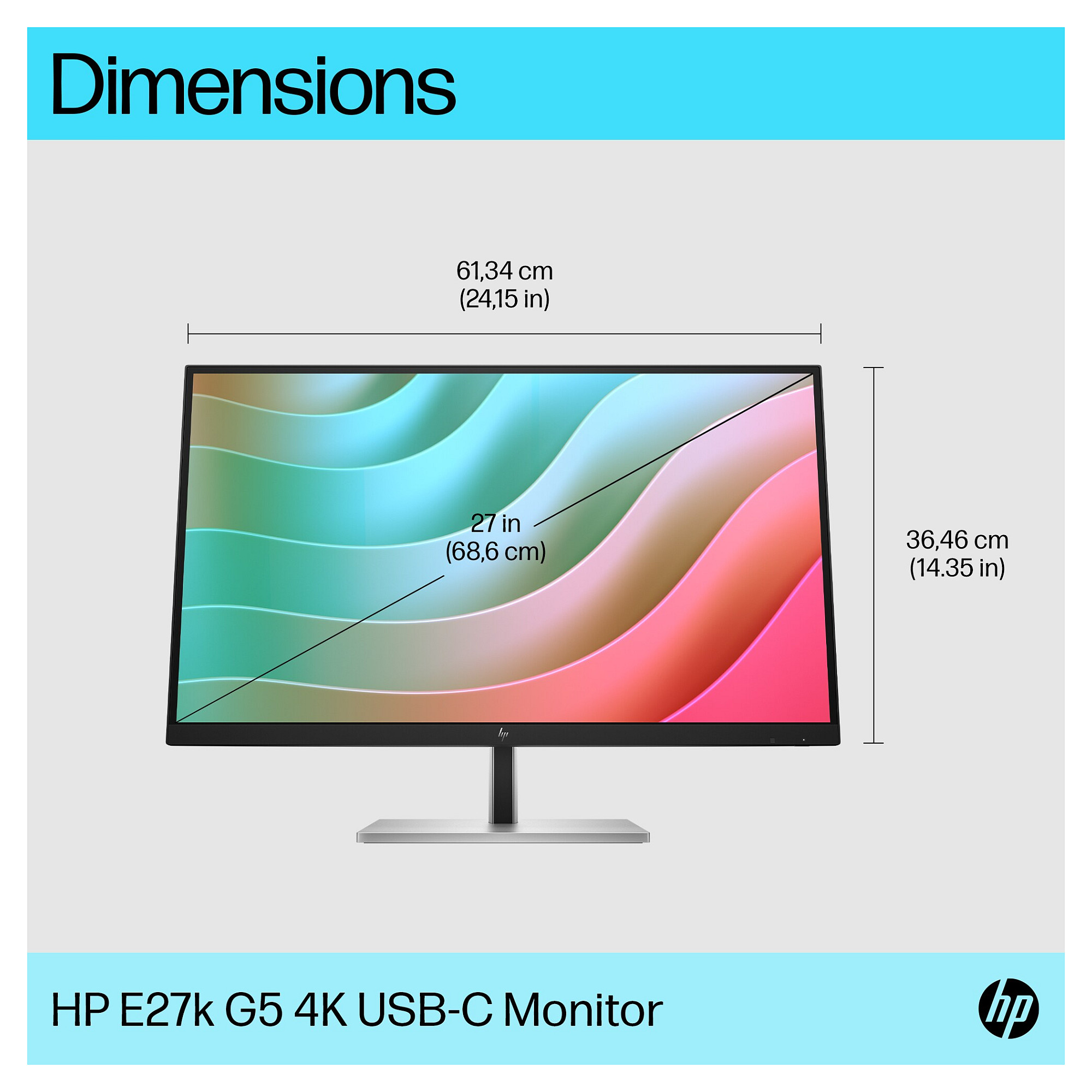 Monitor HP E27k G5 6N4C4AA (27" IPS, 75Hz)-7