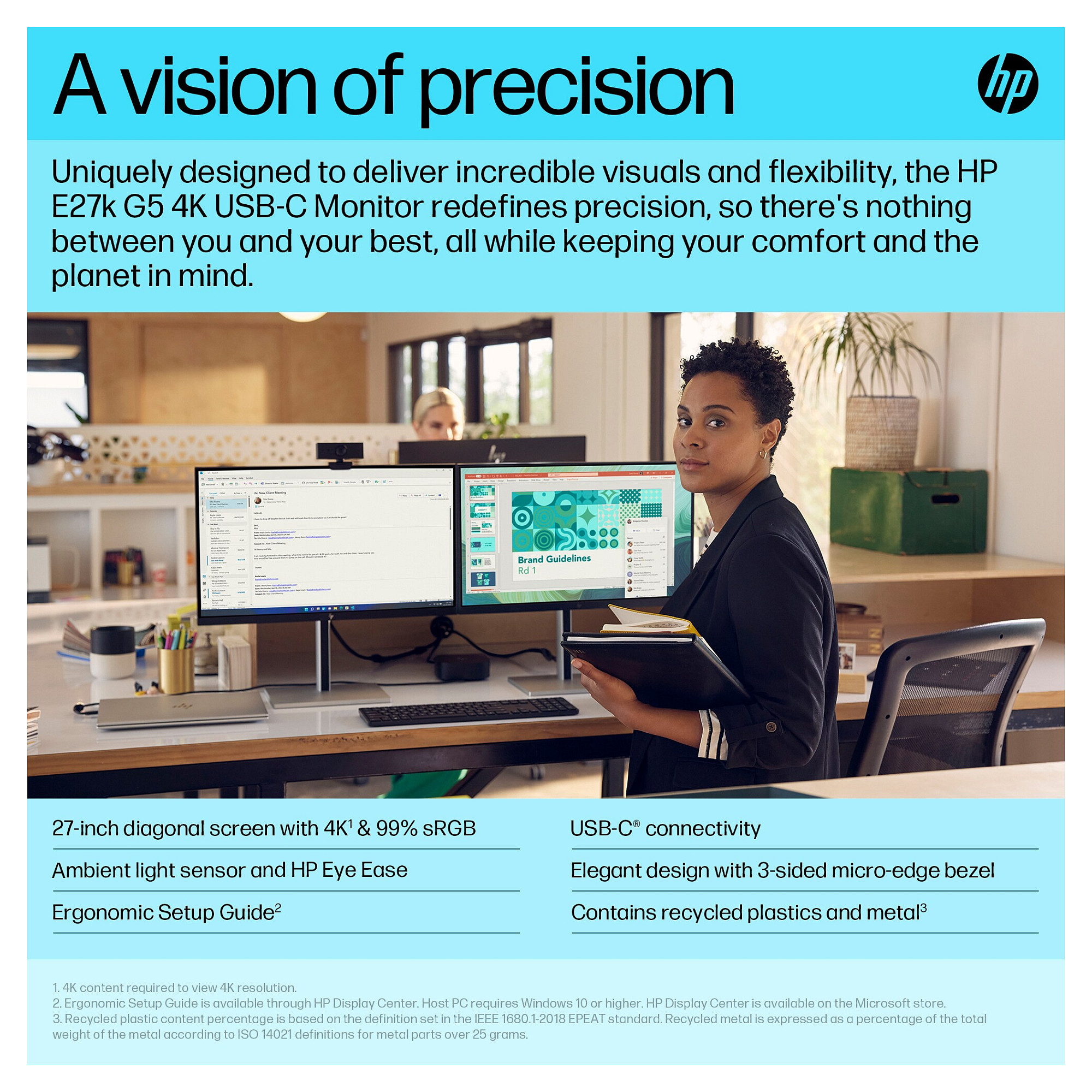 Monitor HP E27k G5 6N4C4AA (27" IPS, 75Hz)-10