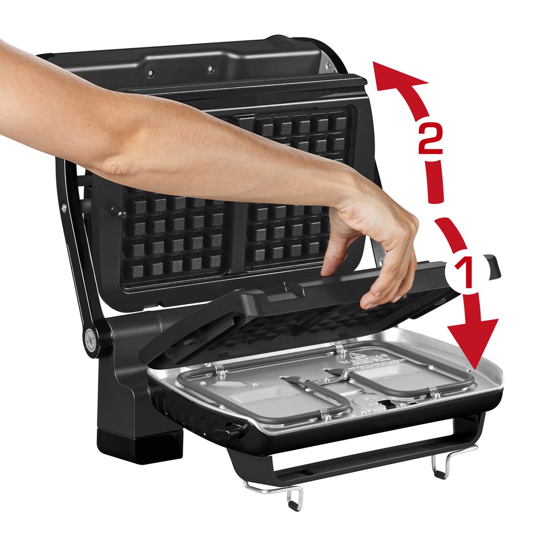 Električni grill TEFAL GC716D12 OptiGrill+ dodatak za vafle-3