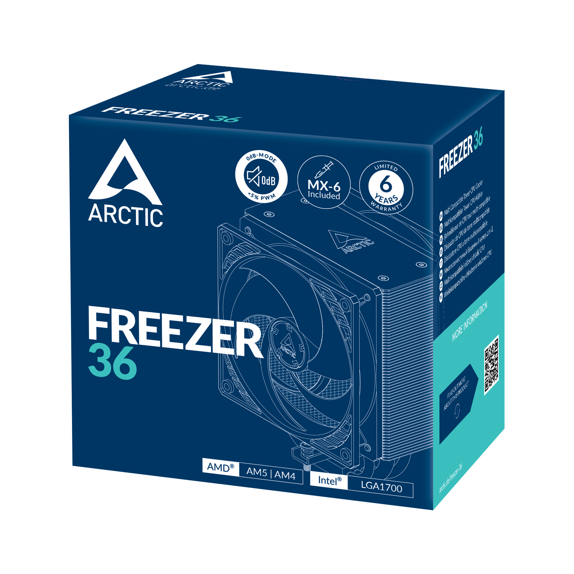 ARCTIC Freezer 36, cooler for INTEL/AMD desktop processors-7