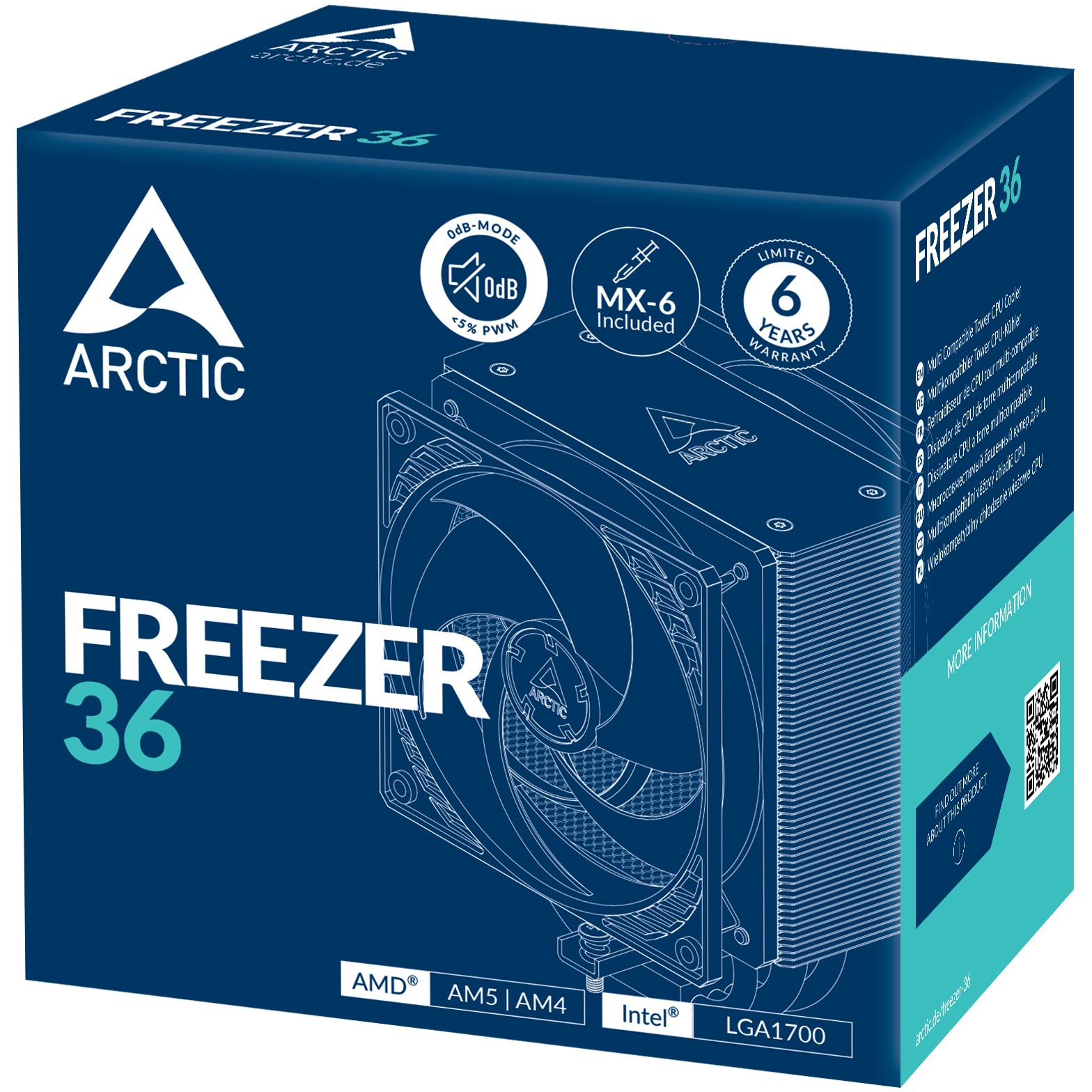 ARCTIC Freezer 36, cooler for INTEL/AMD desktop processors-13