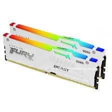 Memorija KINGSTON FURY Beast White RGB XMP (32gb (2x16gb), ddr5, 6800mt/s, cl34)-0