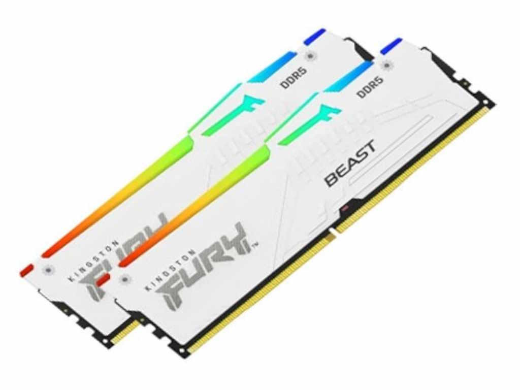 RAM KINGSTON Fury Beast White DDR5 32GB 6800MHz DIMM CL34 (latencija cl34, napajanje 1,4V)-2