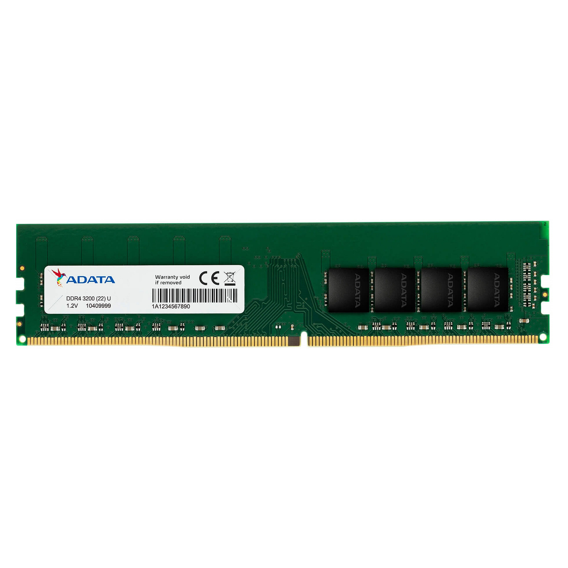 RAM ADATA MEM DDR4 32GB 3200MHz Premier (kapacitet 32GB, radni takt 3200MHz, latencija CL22, napajanje 1,2V)-1