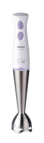 Štapni mikser HOME VIVAX SB-400WP (snaga 400 W, 2 brzine, oštrica od nehrđajućeg čelika, bijela boja)