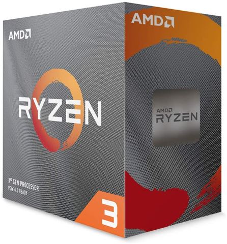 Procesor AMD RYZEN 3 3100 (socket am4, radni takt 3600 mhz, l3 cache 16, jezgra zen 2, tdp 65)-0
