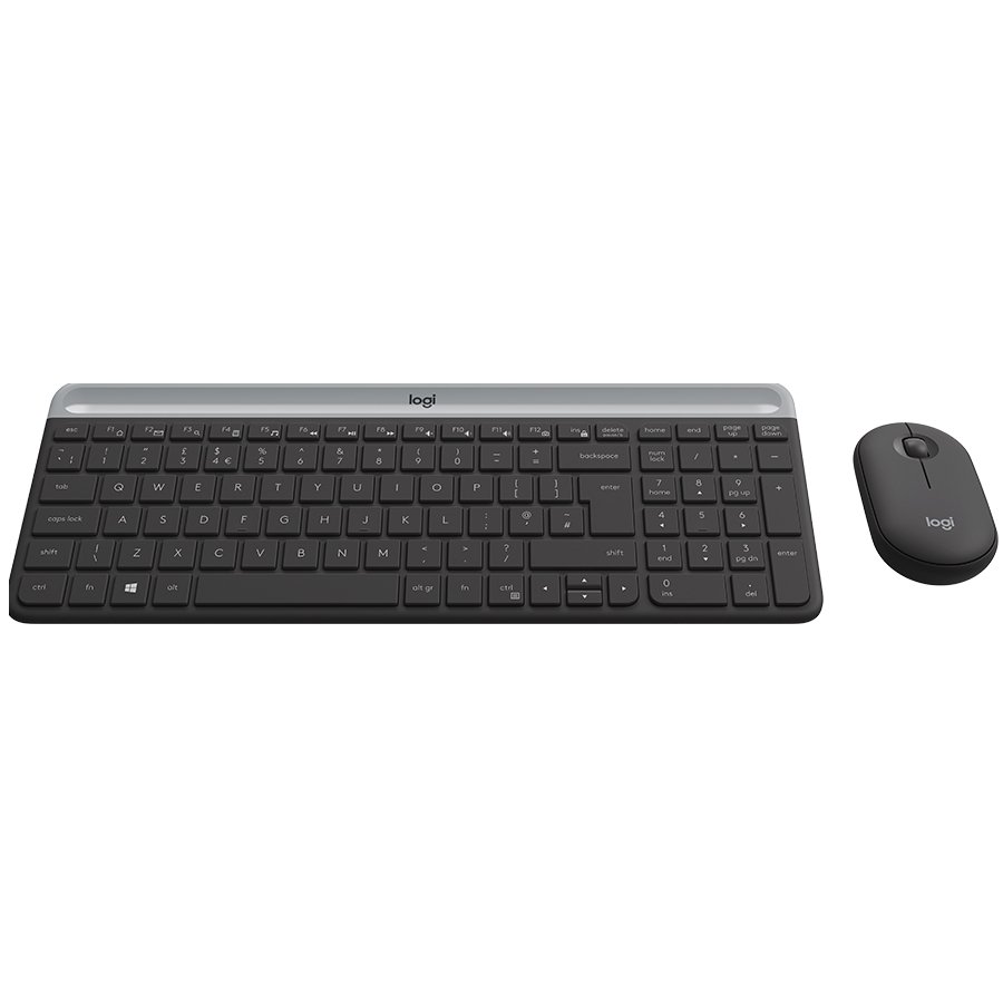 Bežični desktop komplet MK470 Slim Wireless crna-5