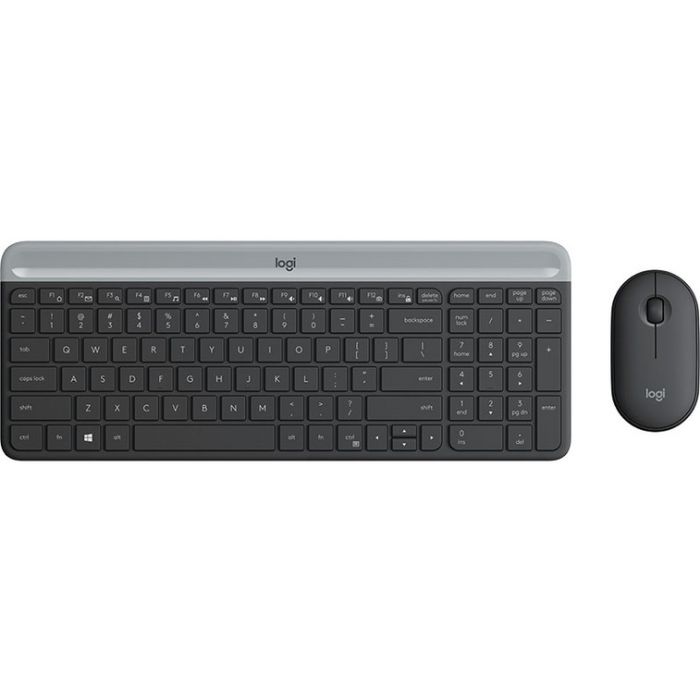 Bežični desktop komplet MK470 Slim Wireless crna-4