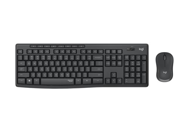 Tipkovnica i miš LOGITECH Wireless Desktop MK295 SLO (grafitni, bežični)-1