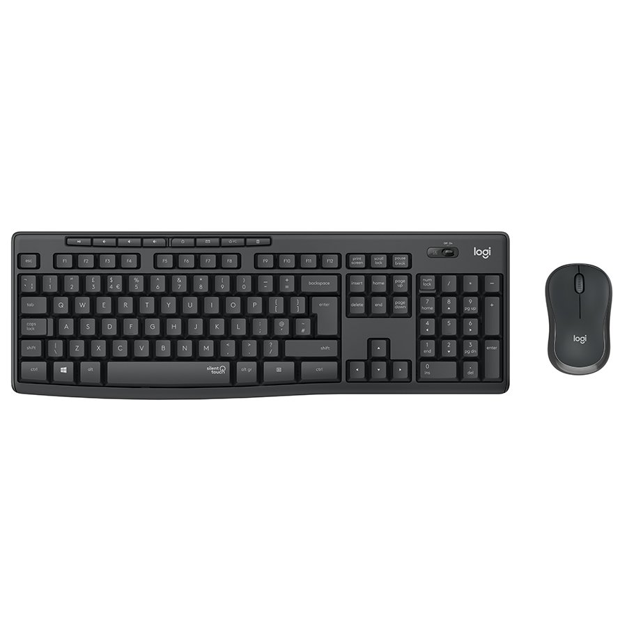 Tipkovnica i miš LOGITECH Wireless Desktop MK295 SLO (grafitni, bežični)-3
