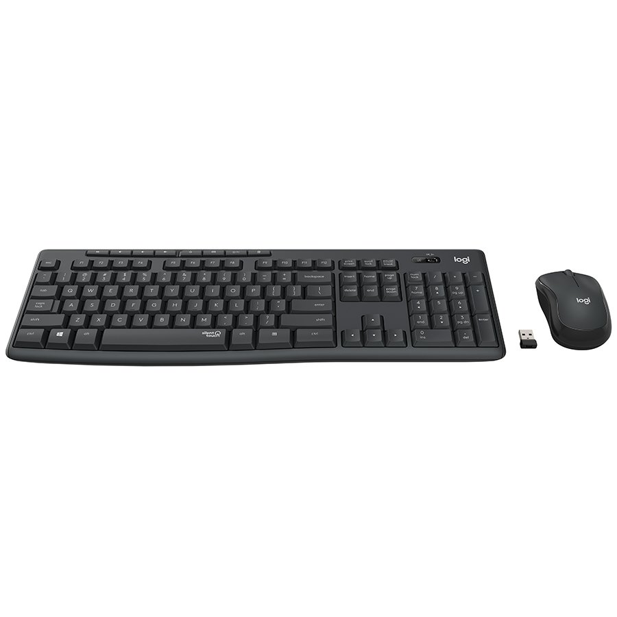 Tipkovnica i miš LOGITECH Wireless Desktop MK295 SLO (grafitni, bežični)-7