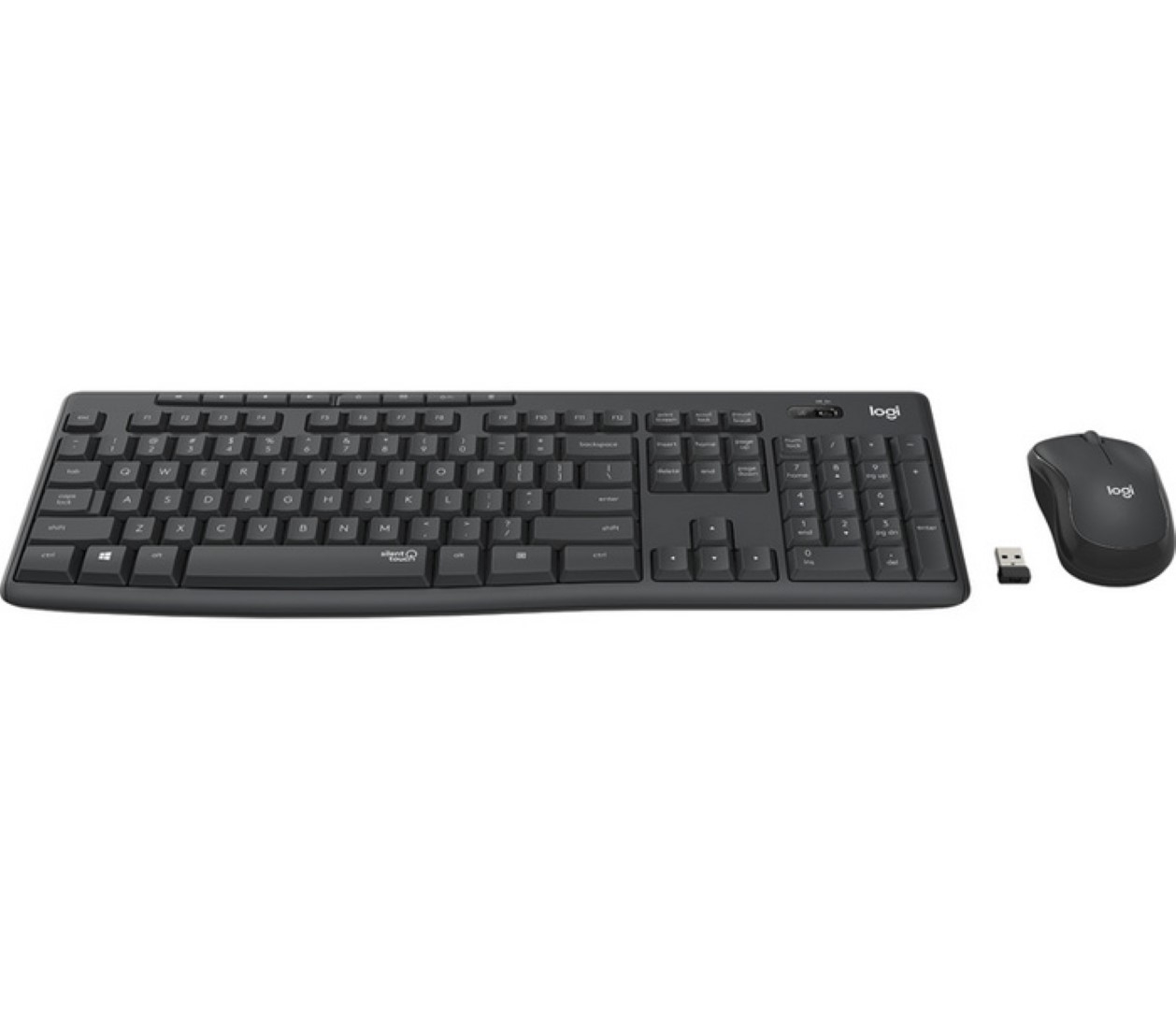 Tipkovnica i miš LOGITECH Wireless Desktop MK295 SLO (grafitni, bežični)-5