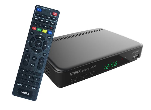 Prijemnik DVB-T2 VIVAX IMAGO DVB-T2 183 PR