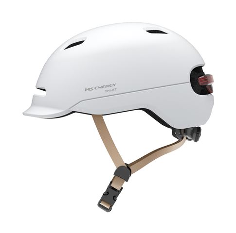Pametna kaciga MS ENERGY MSH-20S (veličina m, težina m, baterija 3.7 v / 455 mah, punjenje 3h, auto stop svjetlo, punjenje putem usb-a)-0