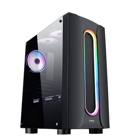 Kućište MS ARMOR V310 (atx,mATX,itx,unutarnji 3.5"x3,unutarnji 2.5"x3,usb 2.0 x2,usb 3.0 x1,filter za prašinu,cable management 28mm,podrška za vodeno hlađenje,dimenzije 382*215*439mm,materijal spcc)-0