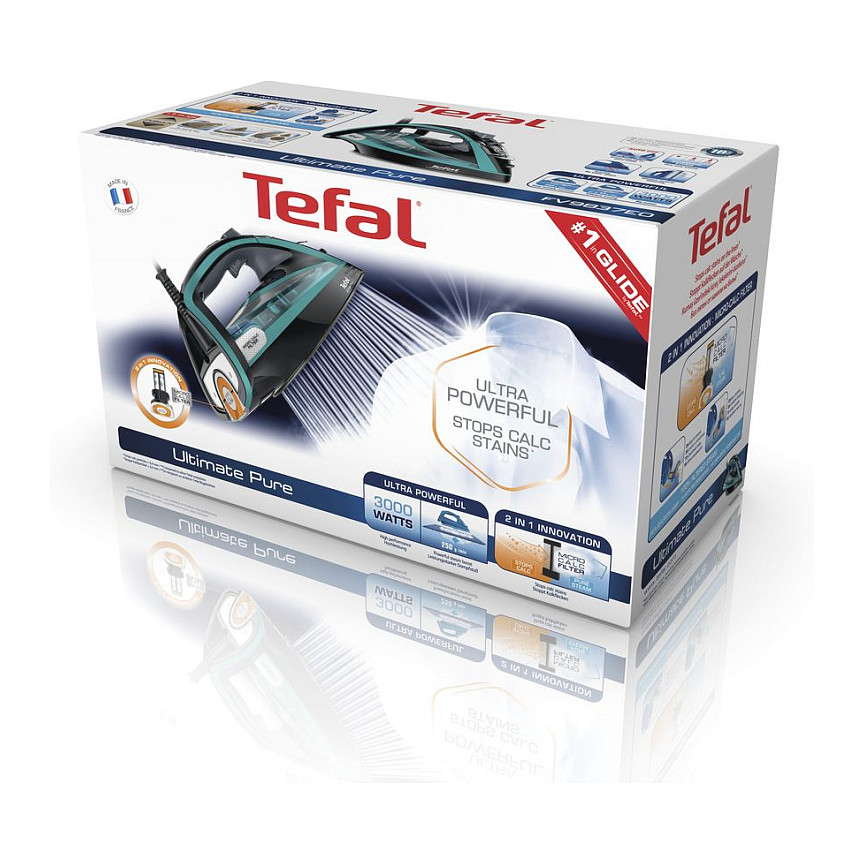 Parno glačalo TEFAL Ultimate pure FV9844E0-13