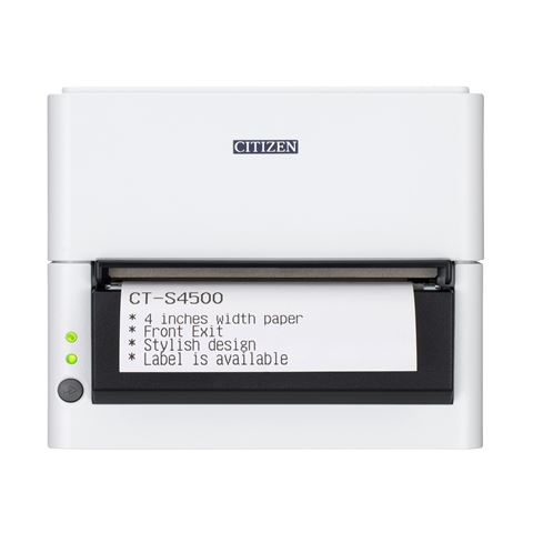 Printer CITIZEN CT-S4500 (receipt printer, direct thermal, 8 dots/mm (203 dpi), roll diameter (max.) 102 mm, speed (max.) 200 mm/s, USB)-0