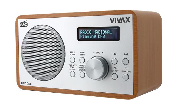 VIVAX VOX RADIO DW-2 DAB BROWN-0