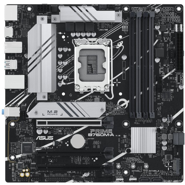 Matična ploča ASUS PRIME B760M-A-CSM, LGA1700, B760, DDR5, PCIe 4.0 x16, SATA3, RAID, mATX-1