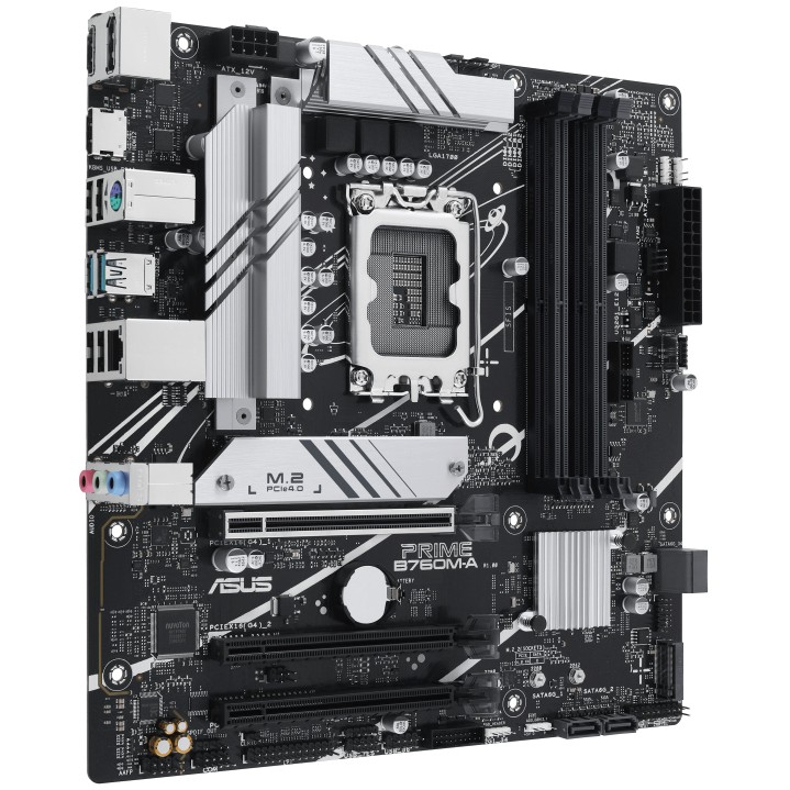 Matična ploča ASUS PRIME B760M-A-CSM, LGA1700, B760, DDR5, PCIe 4.0 x16, SATA3, RAID, mATX-3