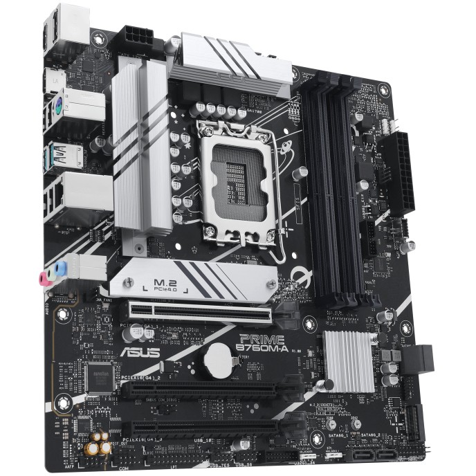 Matična ploča ASUS PRIME B760M-A-CSM, LGA1700, B760, DDR5, PCIe 4.0 x16, SATA3, RAID, mATX-4