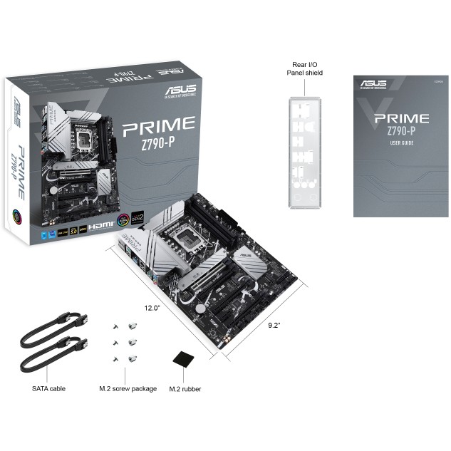 Matična ploča ASUS PRIME Z790-P, LGA1700, Z790, DDR5, 4800 - 7200 MHz, PCIe 5.0 x16, SATA3, RAID, 8-kanalni audio, 2.5Gb Ethernet, Display Port, ATX, USB 3.2-15
