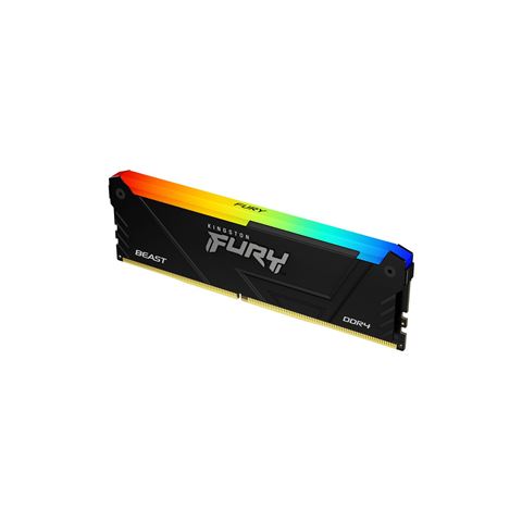 RAM KINGSTON MEM DDR4 16GB 3600MHz KIN FURY Beast RGB (kapacitet 16GB, radni takt 3600MHz, latencija CL18, napajanje 1,2V)-1
