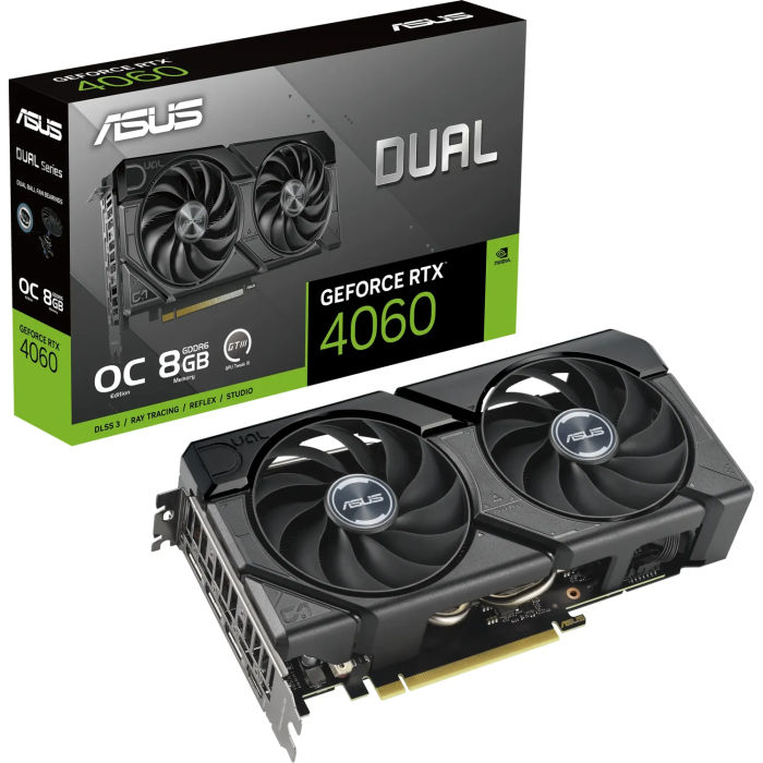 Grafička kartica ASUS DUAL-RTX4060-O8G-EVO (rtx 4060, 8gb gddr6)-8