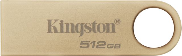 USB Stick KINGSTON DataTraveler SE9 G3 (512GB, USB 3.2 Gen 1, Brzina čitanja 220 Mb/s, Brzina pisanja 100 Mb/s, Zlatna)-1