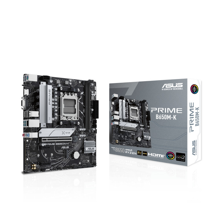 MBO ASUS PRIME B650M-K (am5, b650, ddr5, 4800 - 7800 mhz, pcie 4.0 x16, sata3 4, raid 0, raid 1, 8-kanalni audio, 1x 2.5Gb ethernet, matx, usb 3.2 4)-9