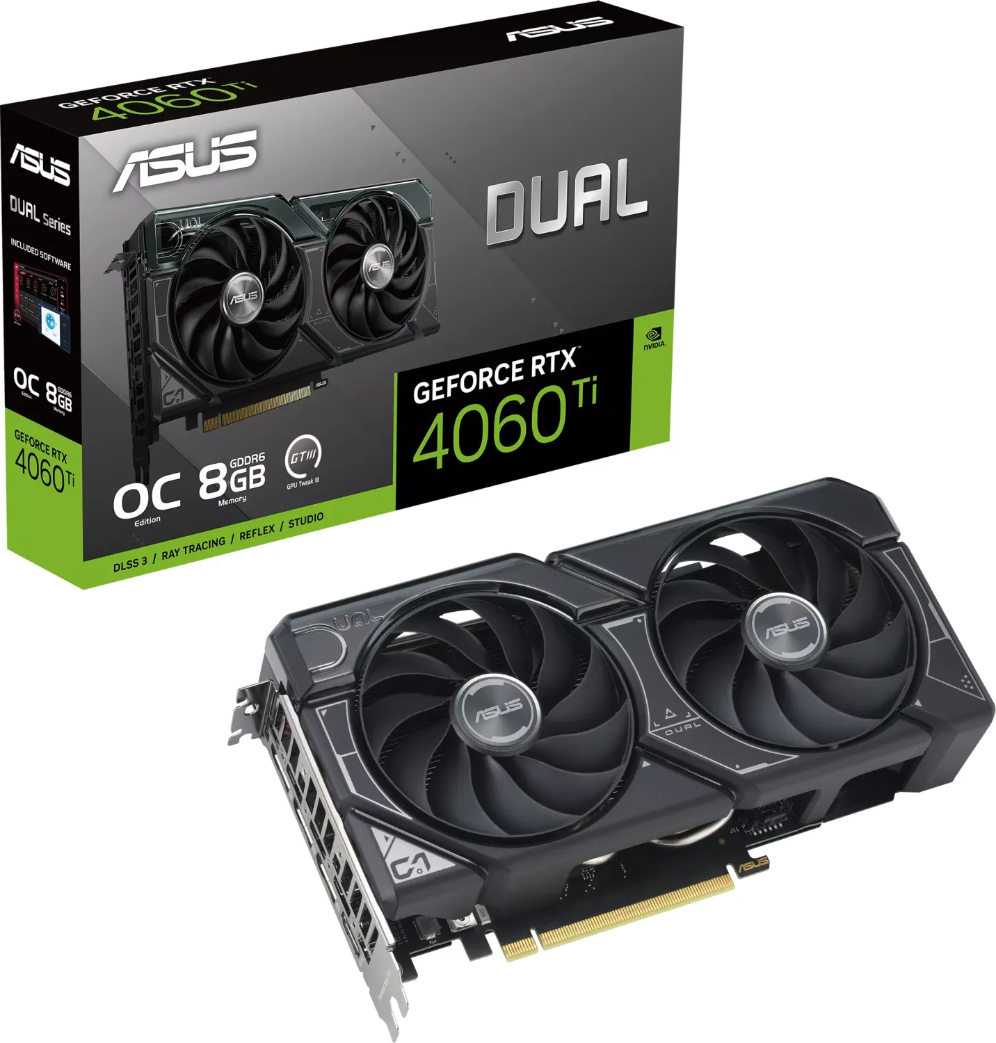 Grafička kartica ASUS Dual GeForce RTX 4060 Ti O8G EVO (8gb gddr6)-5